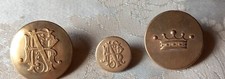 Boutons livree monogramme d'occasion  Cambremer