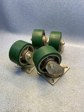 Roda de ferro fundido de poliuretano resistente GREASE FITTING placa giratória rodízio 6 x 3 comprar usado  Enviando para Brazil
