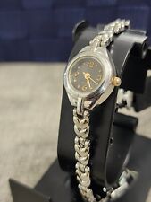 RELÓGIO FEMININO VINTAGE PRATA PRETO E DOURADO. Usado. NOVA BATERIA INSTALADA  comprar usado  Enviando para Brazil