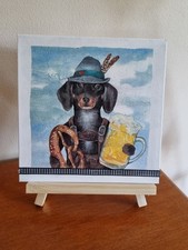 Dackel bild bier gebraucht kaufen  Waidhofen