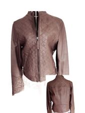 Veste marron cuir d'occasion  Mondoubleau