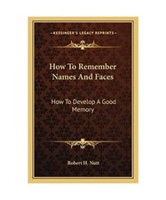 How remember names gebraucht kaufen How remember names gebraucht kaufen  Trebbin