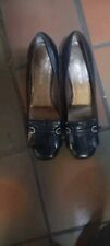 Black leather vintage for sale  SOLIHULL