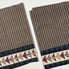 Vintage plaid valances for sale  Lexington