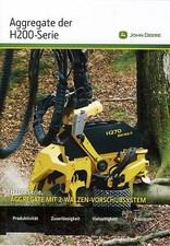 John Deere Forestry H200 Harvester Heads 10 / 2014 catalogue brochure Deutsch na sprzedaż  PL