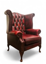 Vintage burgundy leather for sale  LICHFIELD