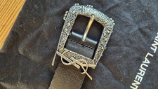 Womens black leather for sale  PRESTON