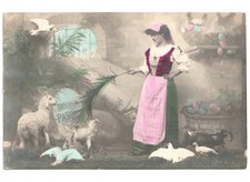 1907 antica cartolina usato  Italia