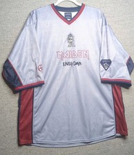 Camisa de futebol Iron Maiden 2005 XL primeiros dias cinza aparência rara comprar usado  Enviando para Brazil