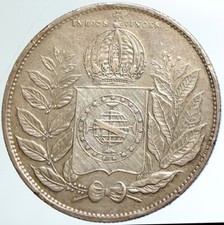 1852 BRASIL com Rei Dom Pedro II Antiga Moeda Brasileira de Prata 2000 Reis i102369 comprar usado 1852 BRASIL com Rei Dom Pedro II Antiga Moeda Brasileira de Prata 2000 Reis i102369 comprar usado  Enviando para Brazil