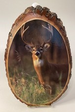 Vtg wood slice for sale  Custar