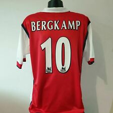 Camisa BERGKAMP 10 Arsenal - Extra Grande - 1998/1999 - Nike JVC  comprar usado  Enviando para Brazil