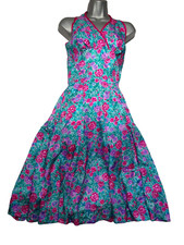 Robe col floral d'occasion  Ambrières-les-Vallées