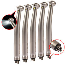 5LED Turbina dentista Dental E-generator Fiber Optic Push Button Handpiece SANDE comprar usado  Enviando para Brazil