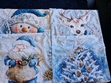 Christmas theme cushion for sale  WATCHET
