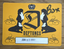 Deftones backstage pass for sale  BURY ST. EDMUNDS