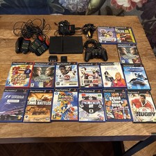 Playstation slim black for sale  LONDON