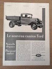 Publicité 1930 camion d'occasion  Bordeaux-