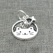 2 piezas de collar de pulsera de plata esterlina 925 para gatos y peces mascotas segunda mano  Embacar hacia Mexico