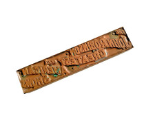 Copper block mold for sale  Fond Du Lac