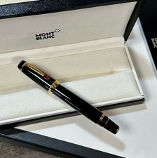 Nuevo bolígrafo Montblanc Boheme resina negro dorado para firmar - hermoso segunda mano  Embacar hacia Mexico