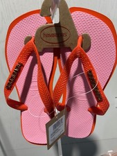 Sandália Havaianas Top Square Fusion laranja pôr do sol tamanhos 35/36-41/42 comprar usado  Enviando para Brazil