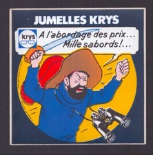 Herge autocollant publicitaire d'occasion  Paris XVIII