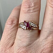 Rubis diamants blanc d'occasion  Montpellier-