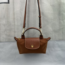 Longchamp small cognac for sale  LEAMINGTON SPA