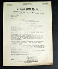 Vintage 1924 letterhead for sale  Rochester