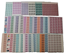 29 folhas completas de selos da década de 1950 1470 selos FV $44 Scott #1022-1354 MNH comprar usado  Enviando para Brazil