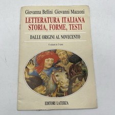 Letteratura italiana. storia usato  Roma