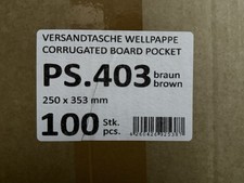 Versandtasche wellpappe 100 gebraucht kaufen  Oberau