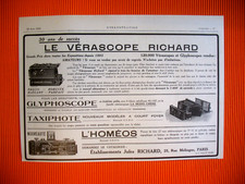 Publicite presse verascope d'occasion  Mazamet