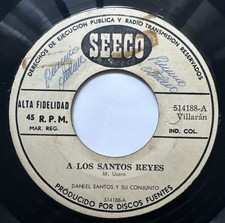 DANIEL SANTOS Y SU CONJUNTO  A LOS SANTOS REYES   ♫ comprar usado  Enviando para Brazil