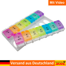 Tablettenbox fächer pillenbox gebraucht kaufen  Weiden