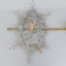 Couronne mortuaire perles d'occasion  France