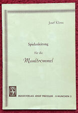 Maultrommel spielanleitung jos gebraucht kaufen  Garching b.München