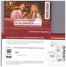 Schlemmerblock 2025 gutschein gebraucht kaufen  Langenhagen