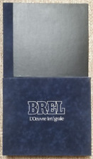 Brel oeuvre integrale d'occasion  Expédié en Belgium