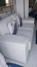 Pure white leather for sale  SHREWSBURY