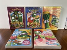 Lote de DVD VeggieTales pacote X5 shows infantis cristãos região 0 em excelente estado usado comprar usado  Enviando para Brazil