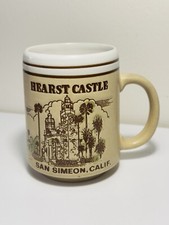Vintage Hearst Castle San Simeon, Califórnia. Caneca de café cerâmica lembrança Califórnia comprar usado  Enviando para Brazil