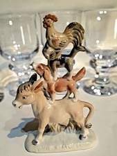 Vintage Porzellan Figur Bremer Stadtmusikanten, używany na sprzedaż  PL