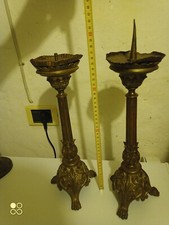 Coppia portacandele antico usato  Volano
