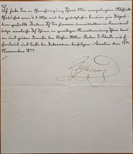 Autograph deutscher kaiser gebraucht kaufen  Rostock