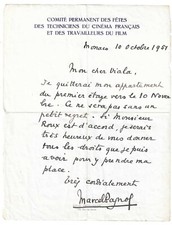 Marcel pagnol lettre d'occasion  Versailles