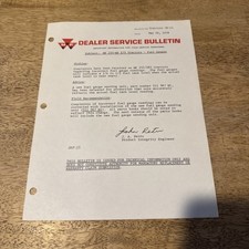 1978 Massey Ferguson MF 255/275 Medidores de Combustível para Trator Boletim de Serviço do Revendedor comprar usado  Enviando para Brazil