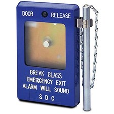 SDC 491 490-Series Break Glass saída de emergência com sirene, gangue única, azul comprar usado  Enviando para Brazil