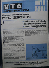 Gabelstapler takraf dfg gebraucht kaufen  Annaberg-Buchholz, Mildenau